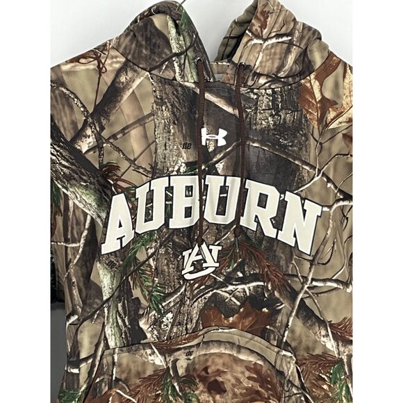 Under Armour Auburn University Camo Hoodie Sweatshirt‎ Small - Picture 4 of 6